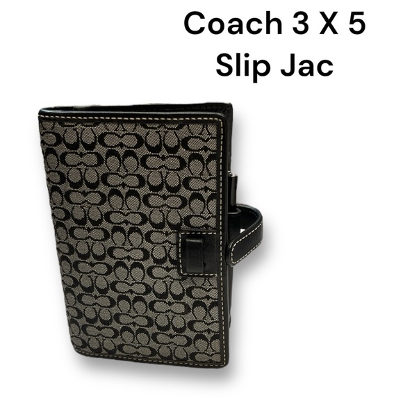 Coach Other - COACH OFFICE MINI COACH 3 X 5 Monogram Slip Jacket NWT